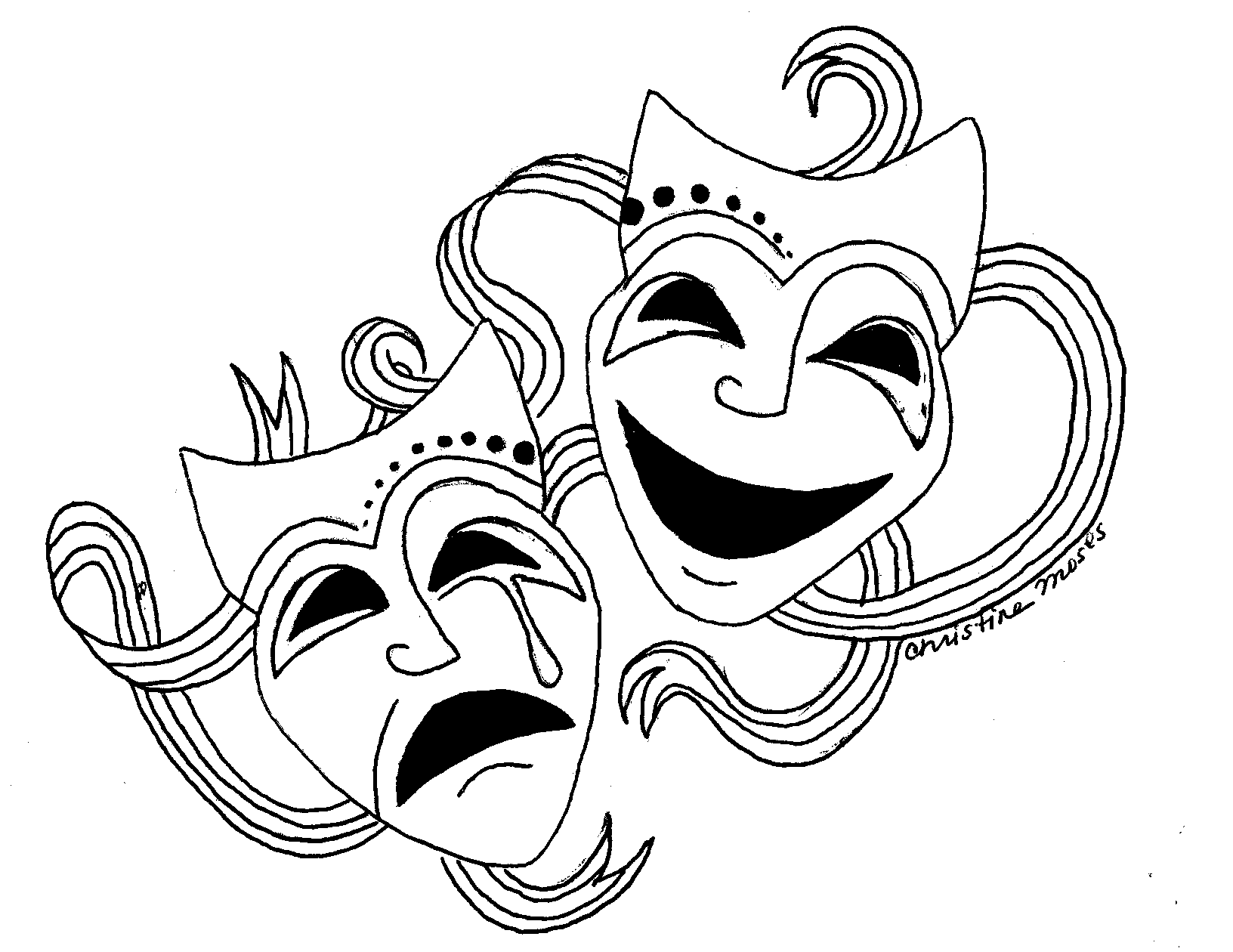 mask comedy tragedy